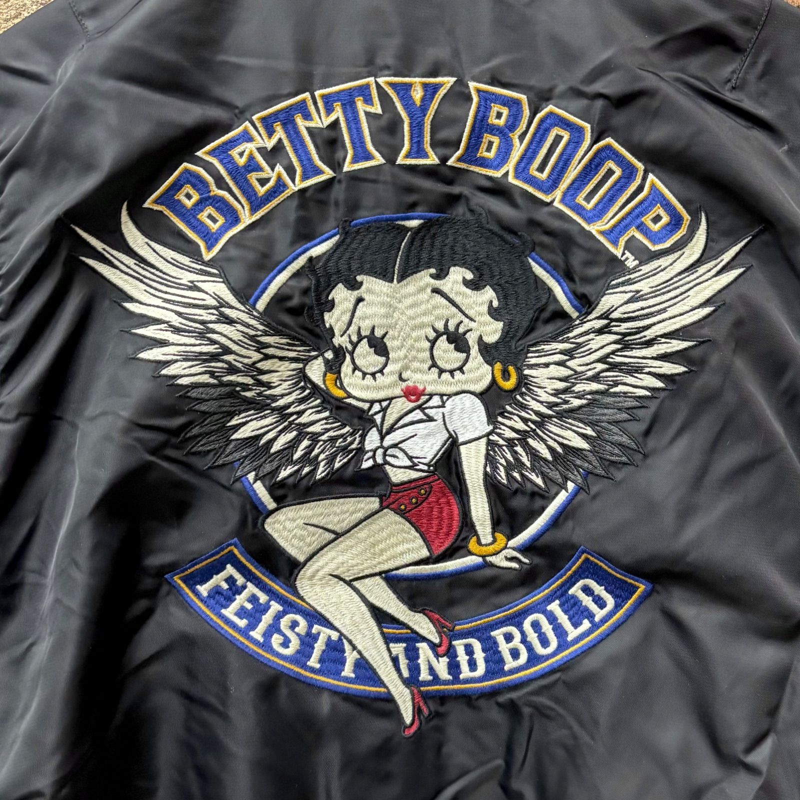BETTY BOOP/ベティブープ 】MA-1フライトジャケット ワッペン 刺繍