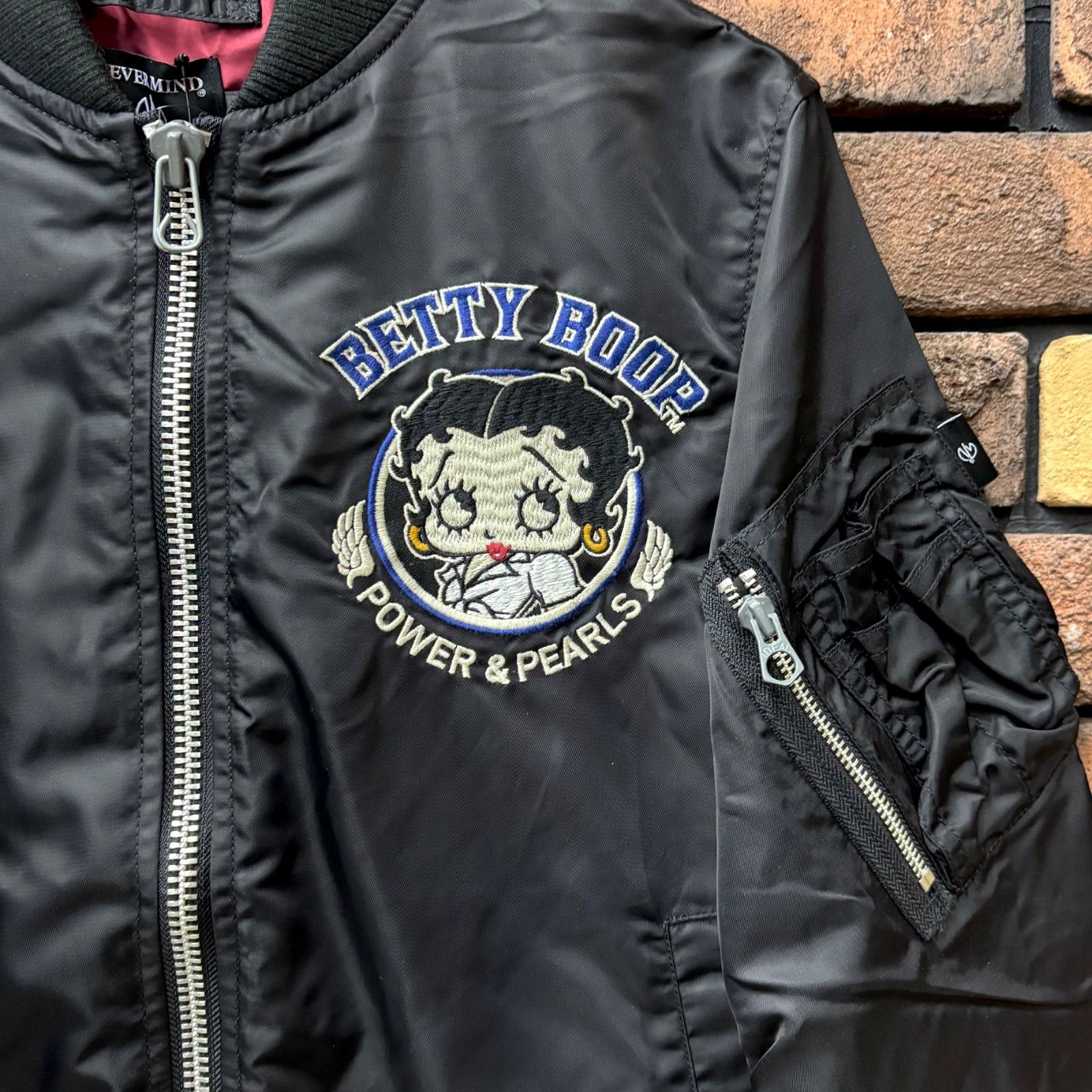 BETTY BOOP/ベティブープ 】MA-1フライトジャケット ワッペン 刺繍