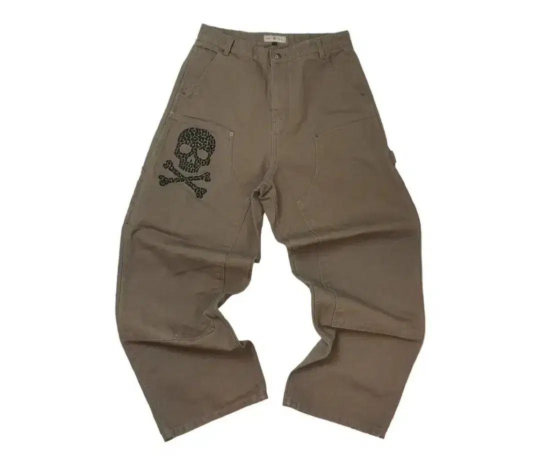 1 葵色デス OF クロム ダブルニー パンツ