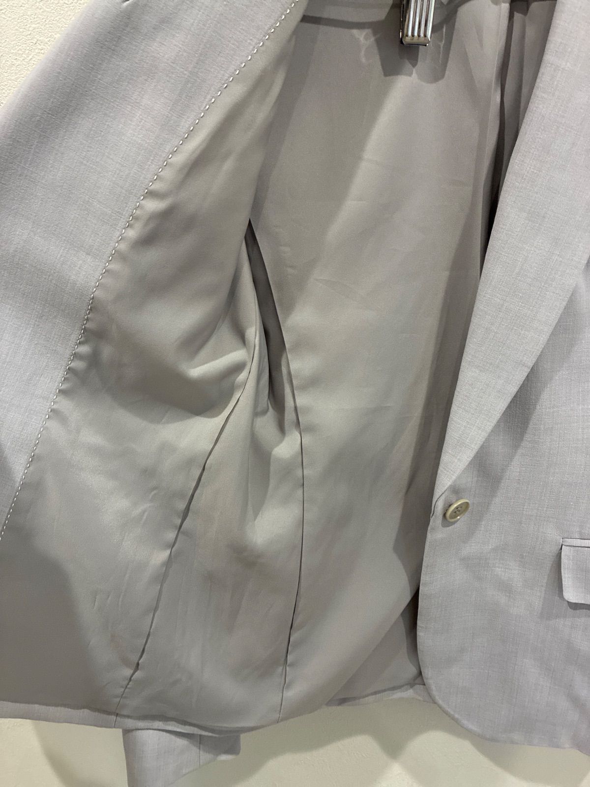 THEORY セオリー ジャケット グレー 無地 レディース ONEサイズ 毛