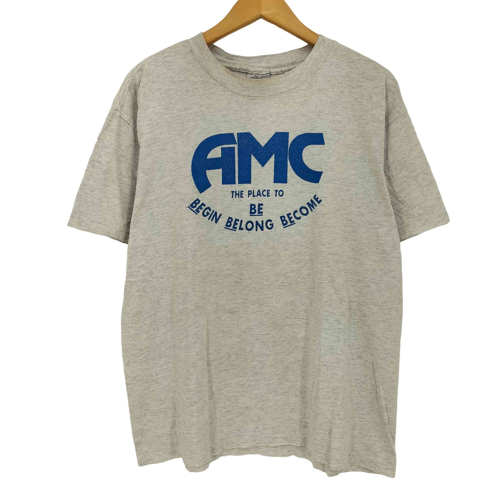 オニータ ONEITA 90s 袖裾シングルステッチ 両面プリント クルーネック