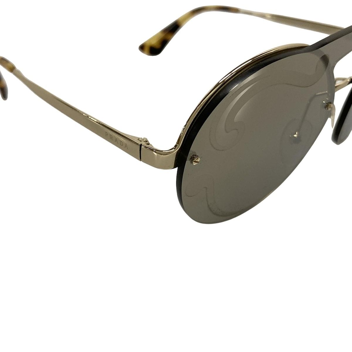 PRADA(プラダ) サングラス SPR65T ダークグレー×ゴールド×マルチ