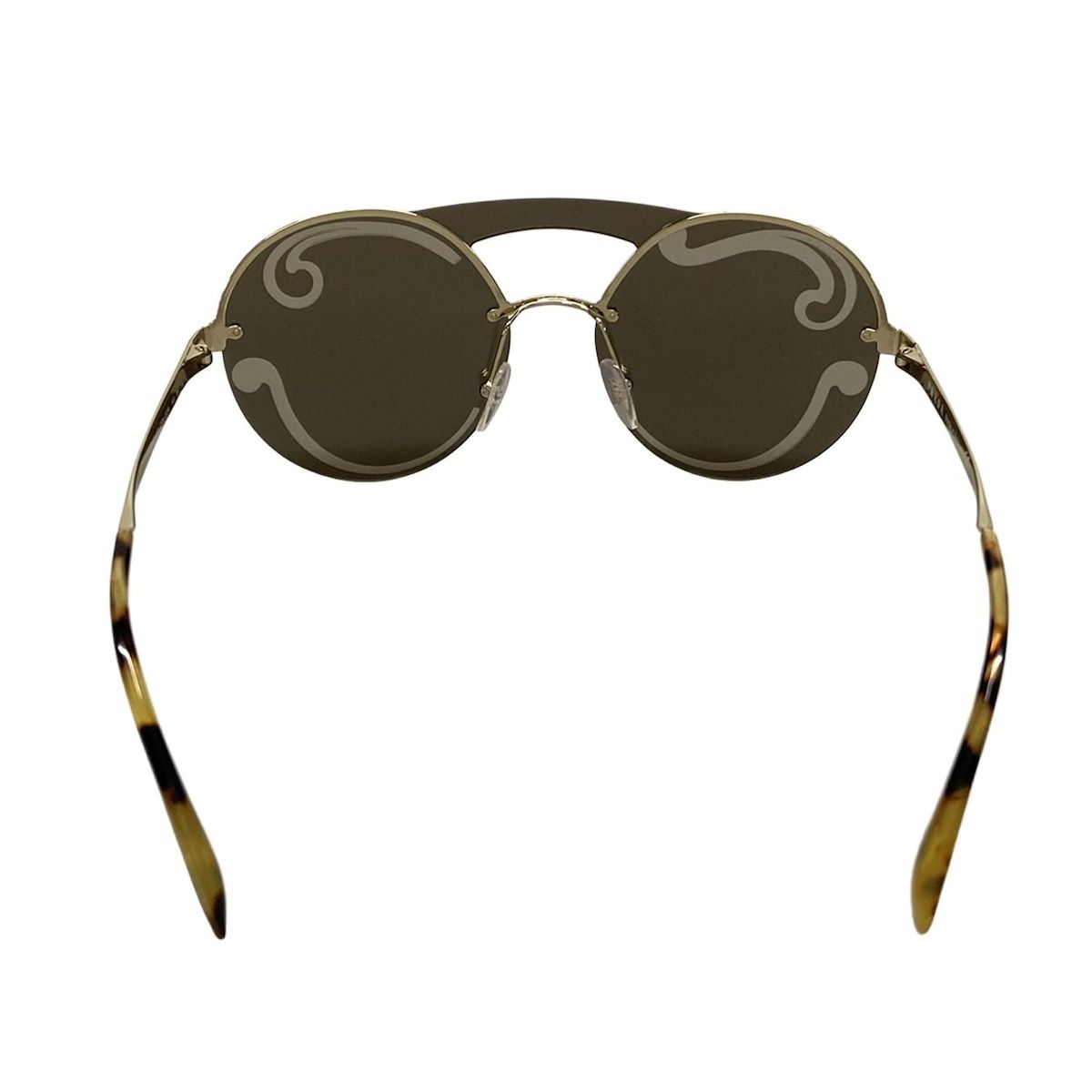 PRADA(プラダ) サングラス SPR65T ダークグレー×ゴールド×マルチ