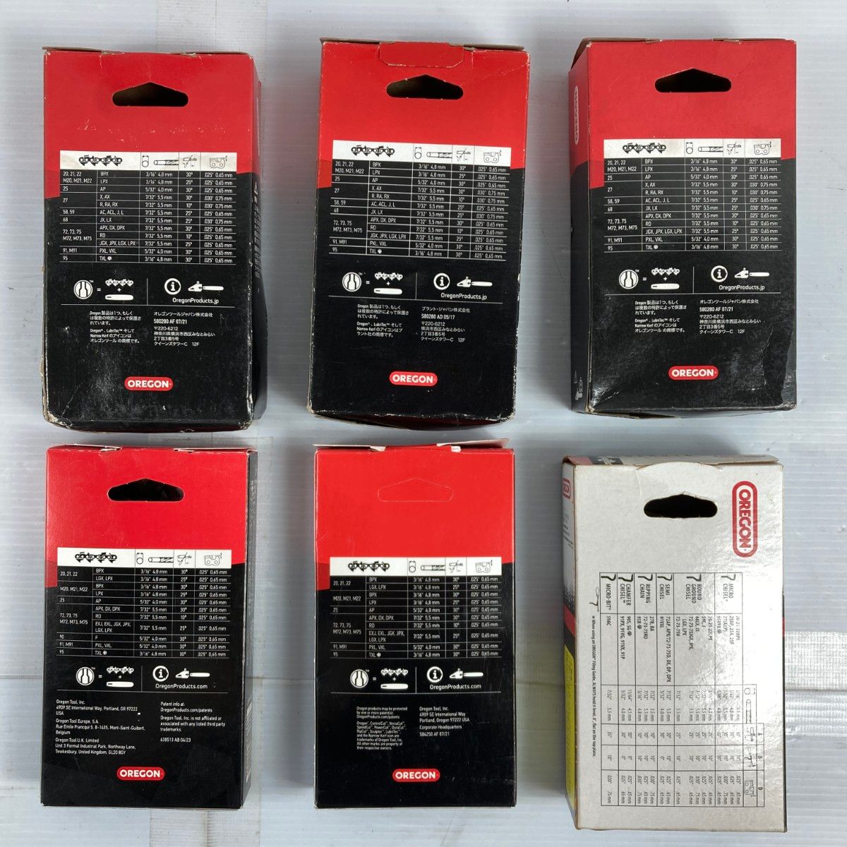 OREGON ソーチェーン 替刃 6箱セット