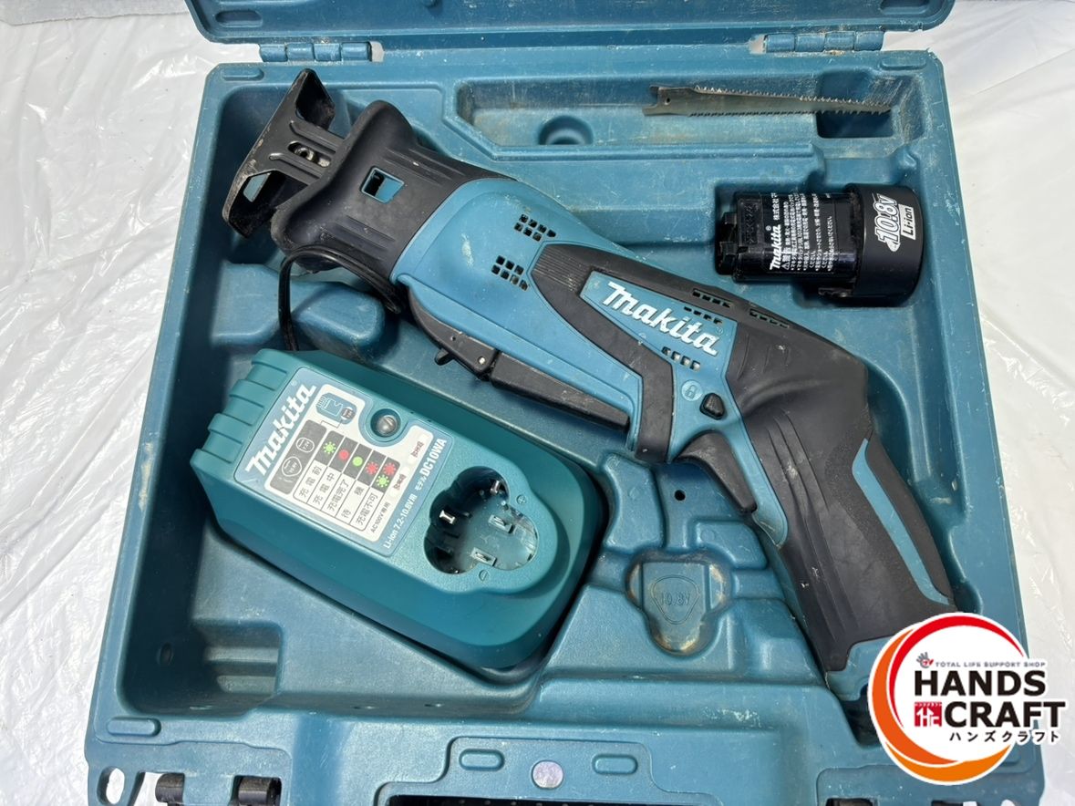 マキタ JR 101 D 充電式レシプロソー 10.8 V バッテリー 充電器 ケース付