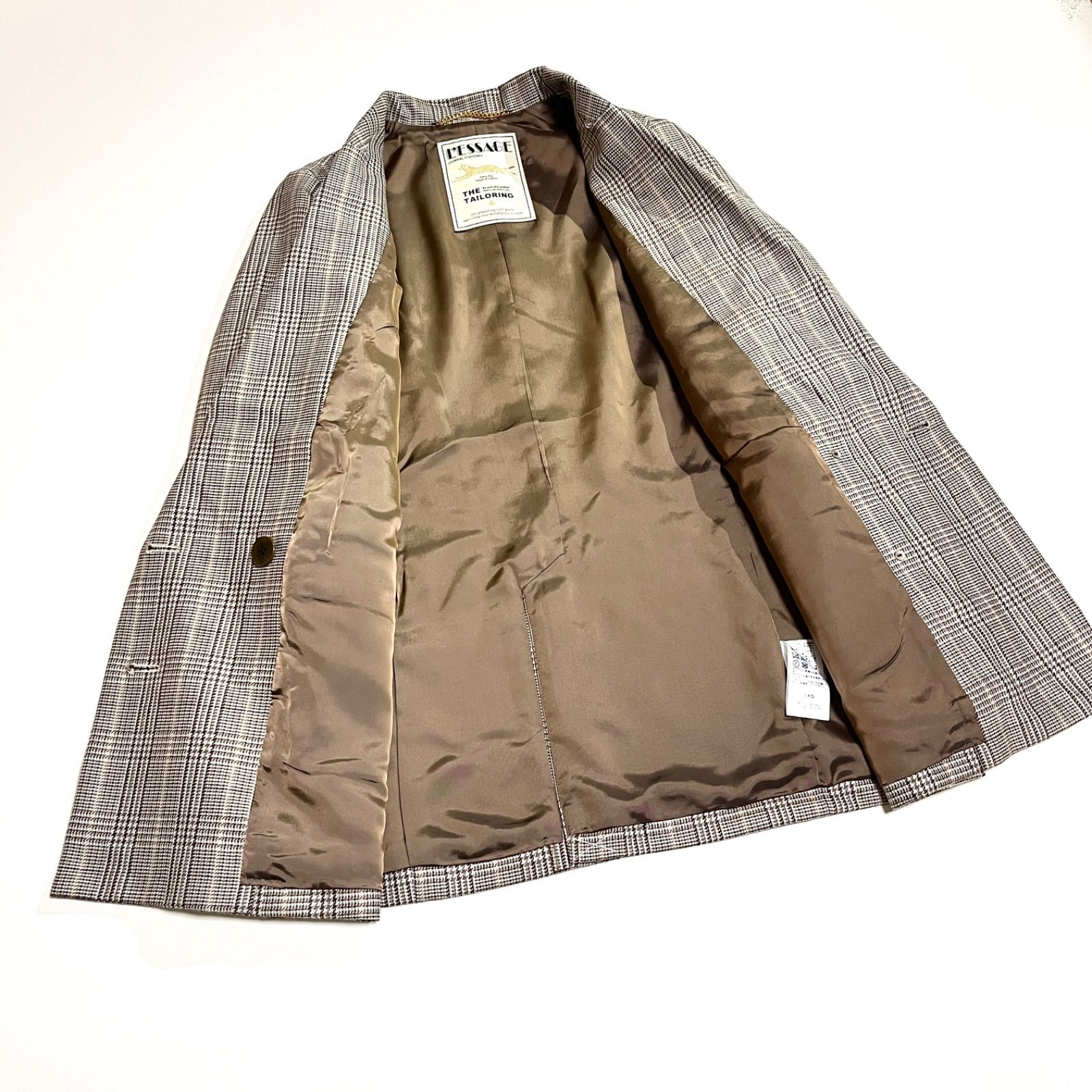 cZ54 未使用 JOURNAL STANDARD L'ESSAGE GIOLICAツイード BIG