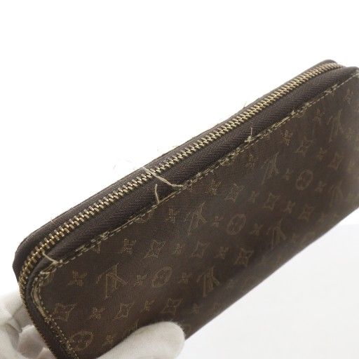 ルイヴィトン LOUIS VUITTON モノグラムミニラン ジッピーウォレット
