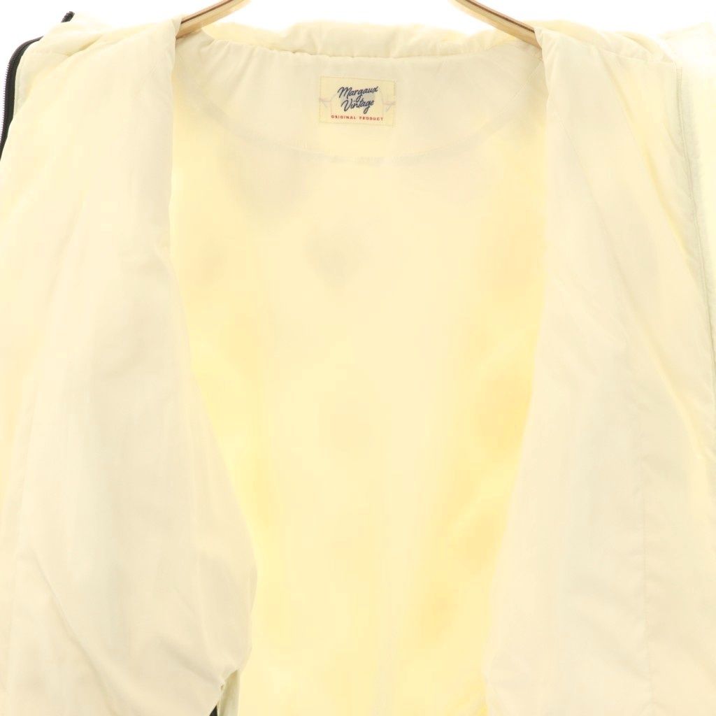 マルゴーヴィンテージバイカラーダウンベスト新品未使用 Margaux Vintage バイカラーダウンベスト