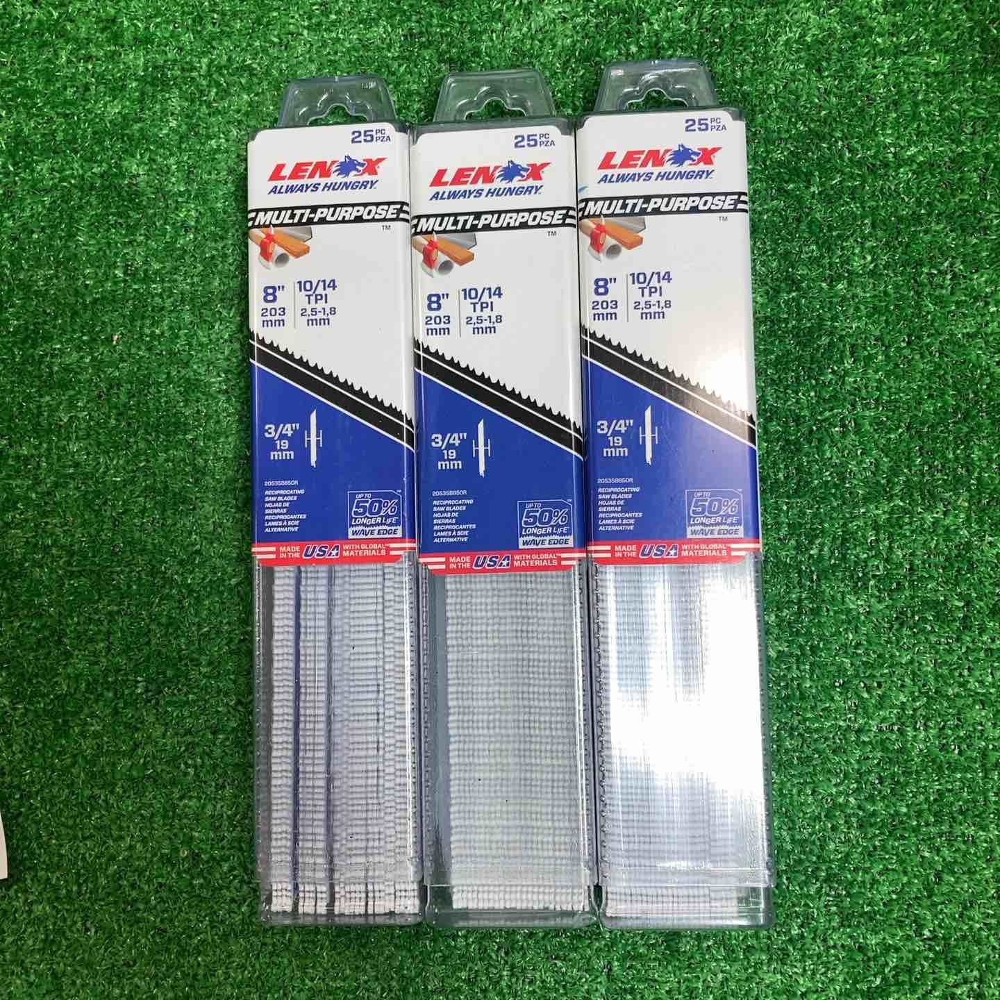 レノックス LENOX 200 mm セーバーソーブレード 入 セット