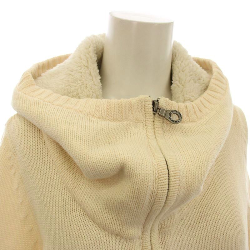 バーバリーブルーレーベル BURBERRY BLUE LABEL ニット パーカー 裏