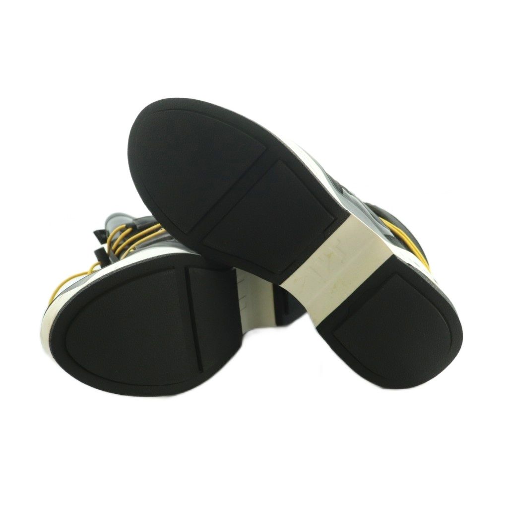 アイケーイー IKE スニーカー シューズ 1 24.5-25.0cm 黒 ブラック 007