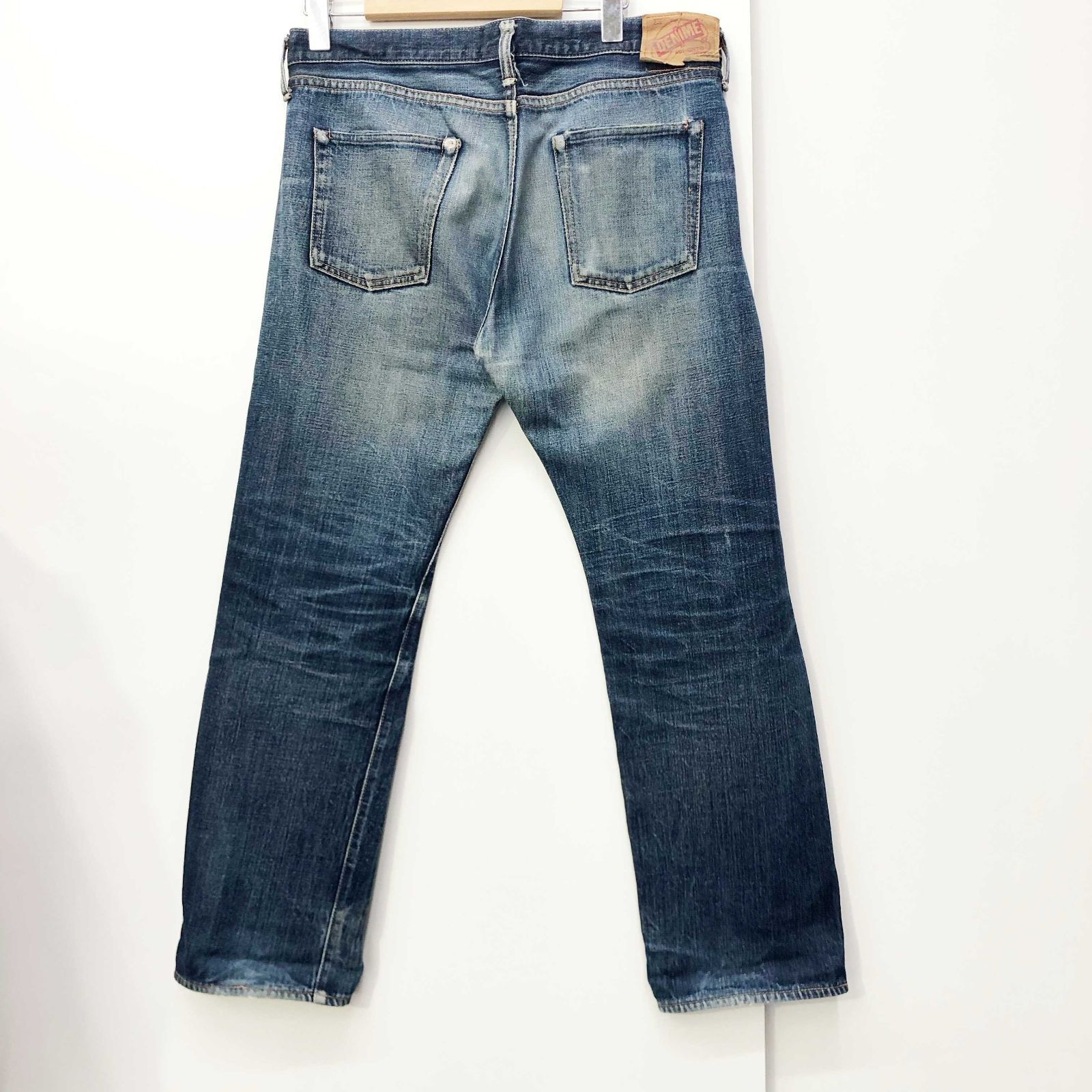 【旧DENIME】 XXモデル ブラックデニム W32 紙パッチ 旧ドゥニーム DENIME XX W32 旧DENIME】 XXモデル ブラックデニム W32