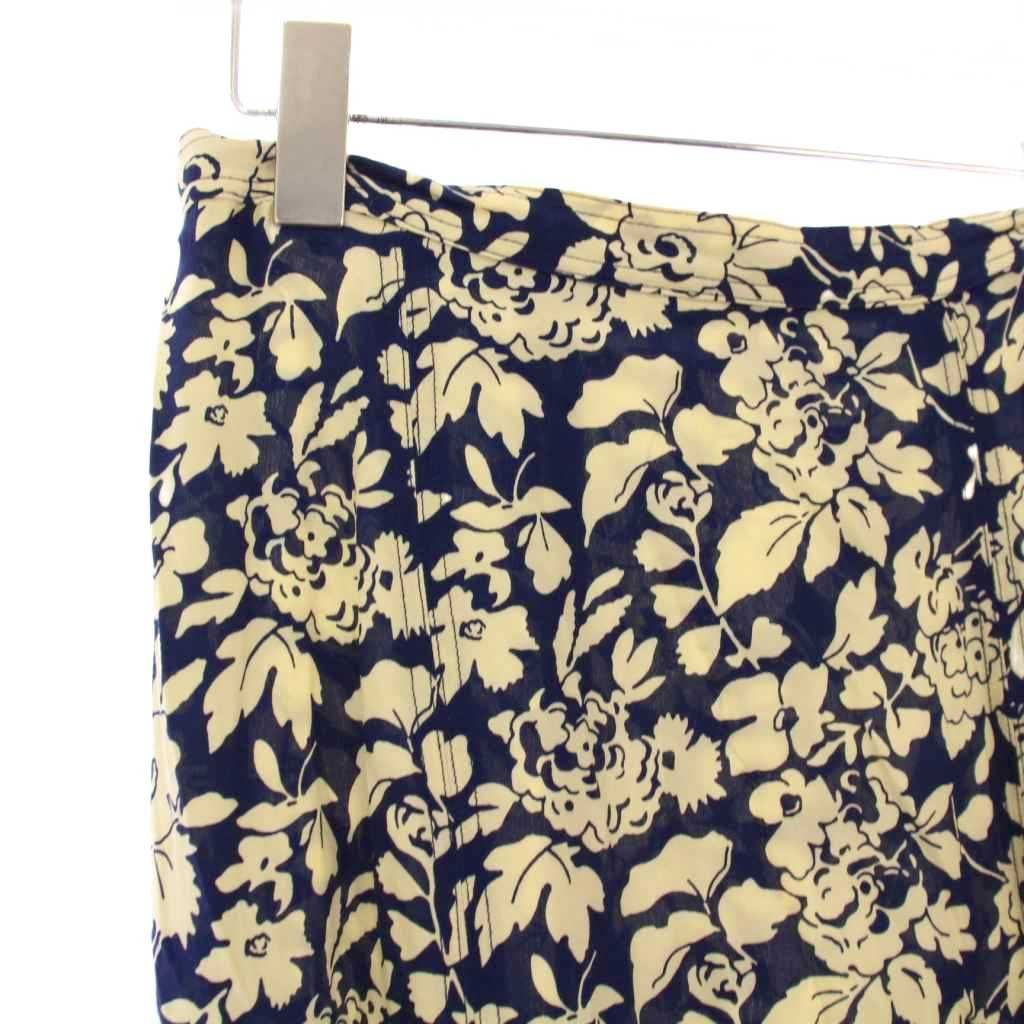 RALPH LAUREN ラルフローレン 膝丈 フレアスカート 花柄 絹100% ポロ ラルフローレン POLO RALPH LAUREN フレアスカート ロング 花柄 4