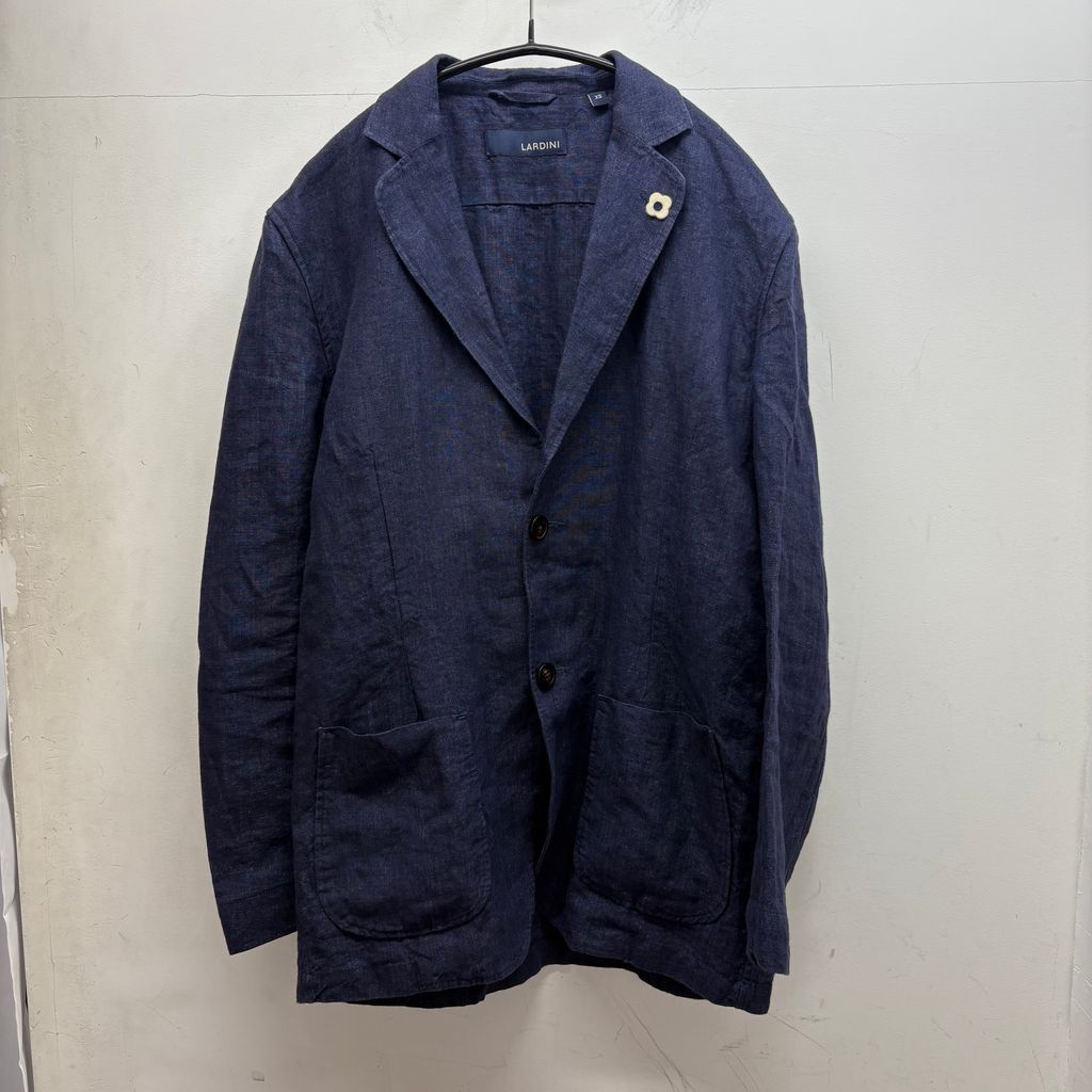 LARDINI ラルディーニ Linen Tailored Jacket リネンジャケット JK