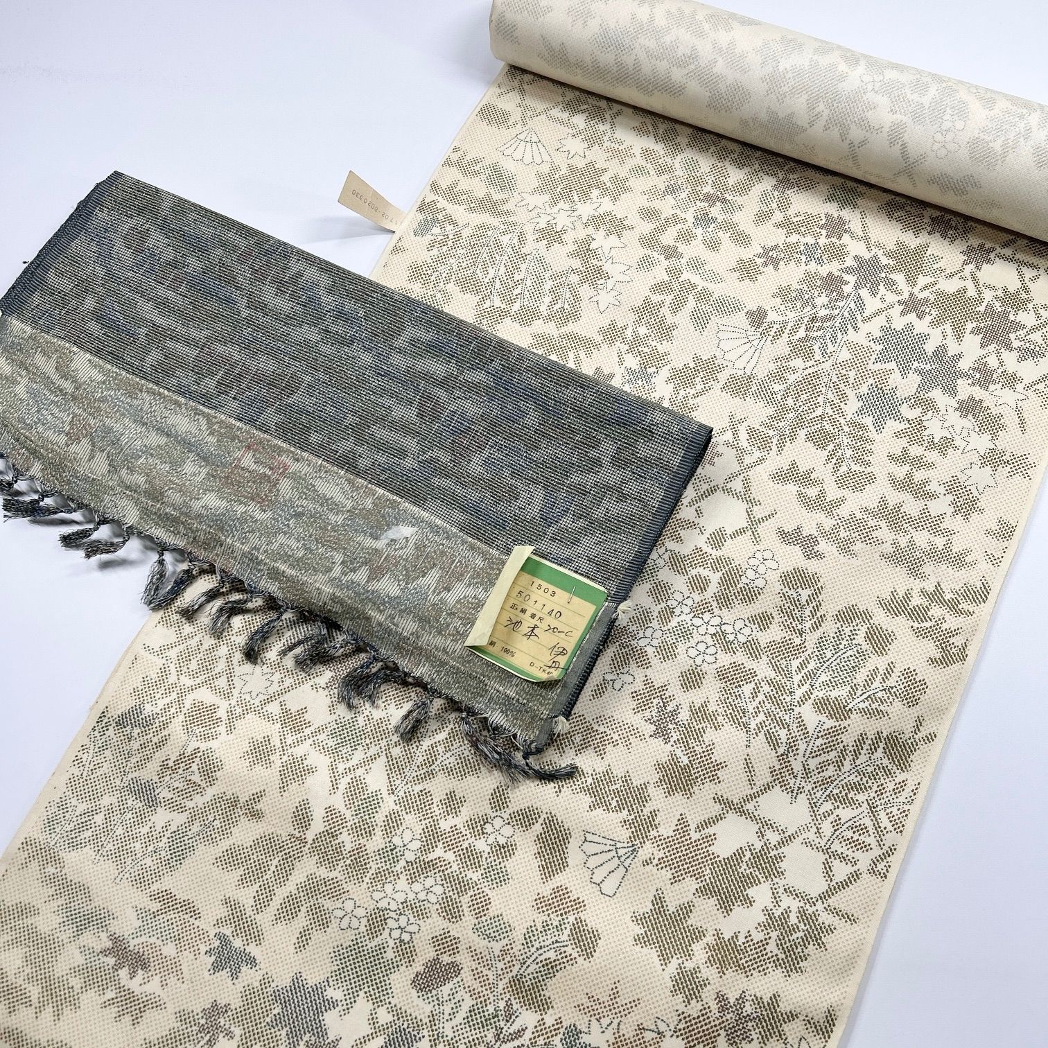 紬 反物 2本 正絹 着物まとめ売り 同梱購入歓迎 リメイク用 和裁練習用