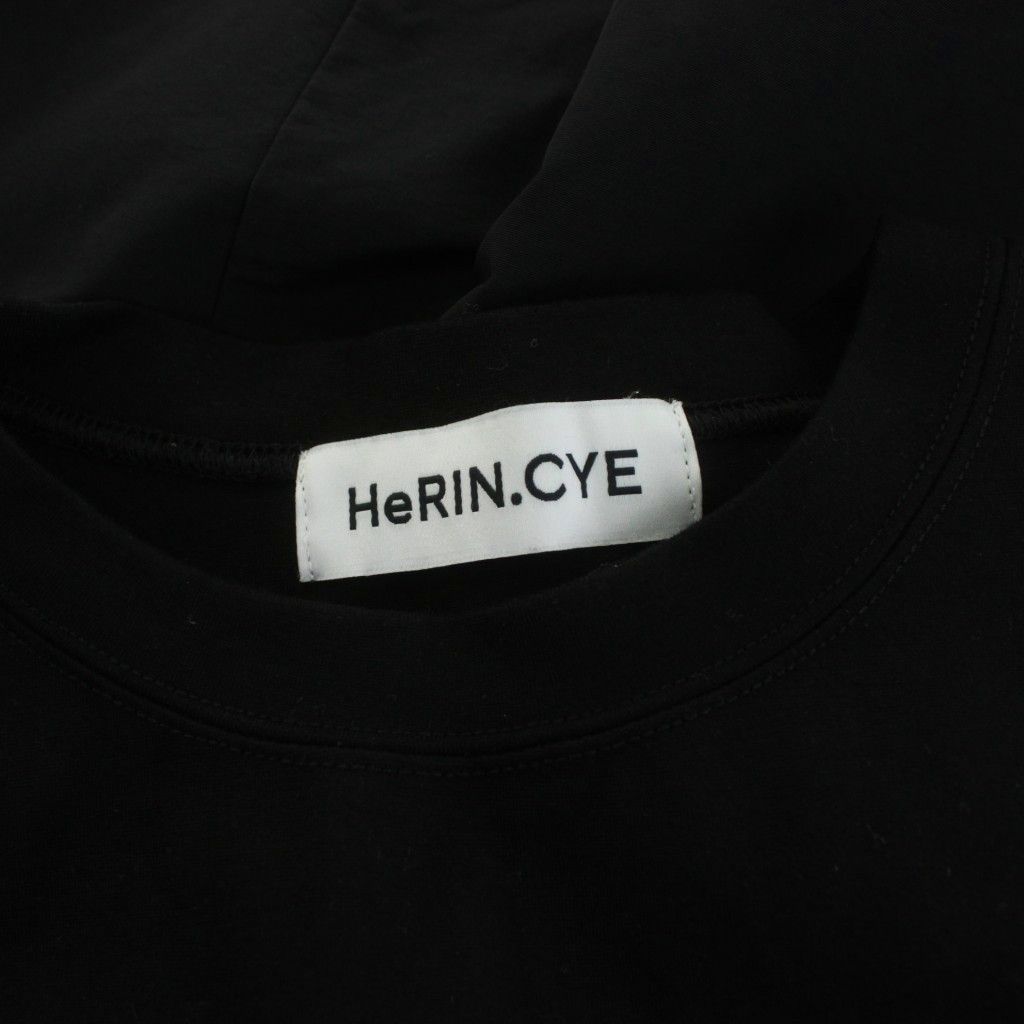 ヘリンドットサイ HeRIN.CYE ワンピース フレア ロング マキシ 半袖