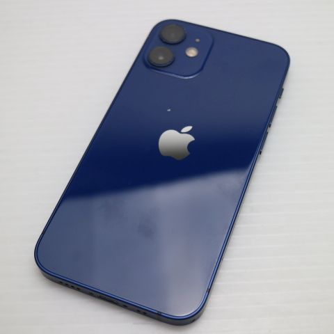 SIMフリー iPhone 12 mini 青 本体 白ロム おまけ有 iPhone 12 mini 128GB ブルー docomo 白ロム 73%【難有】【最速発送