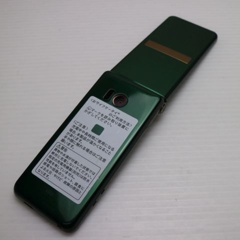 超 SHF 34 AQUOS K グリーン 白ロム ガラケー au SHARP 02000