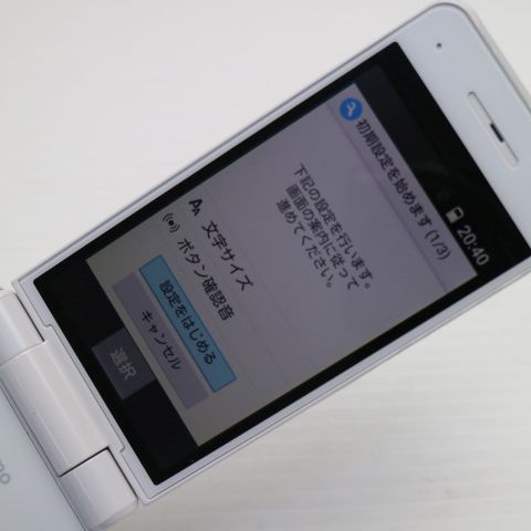 P 01 J smart ケータイ ホワイト ガラケー DoCoMo Panasonic 本体 白ロム 02000