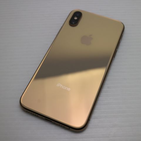 新品同様 SIMフリー iPhoneXS 64GB ゴールド スマホ 白ロム 即日発送