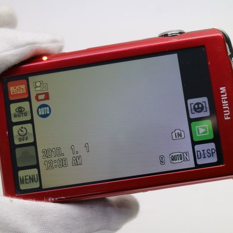 美品 FinePix Z800EXR レッド 即日発送 FUJIFILM デジカメ デジタル