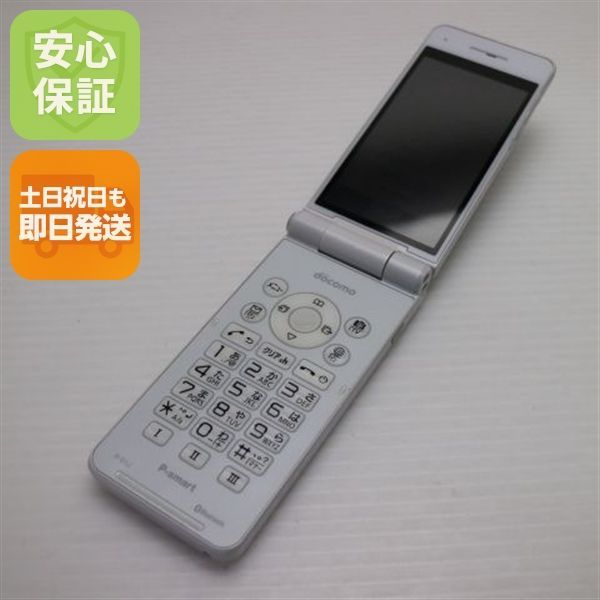 P-01 J P-smart ケータイ ホワイト ガラケー DoCoMo Panasonic 本体 白ロム 02000