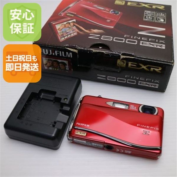 美品 FinePix Z800EXR レッド 即日発送 FUJIFILM デジカメ デジタル
