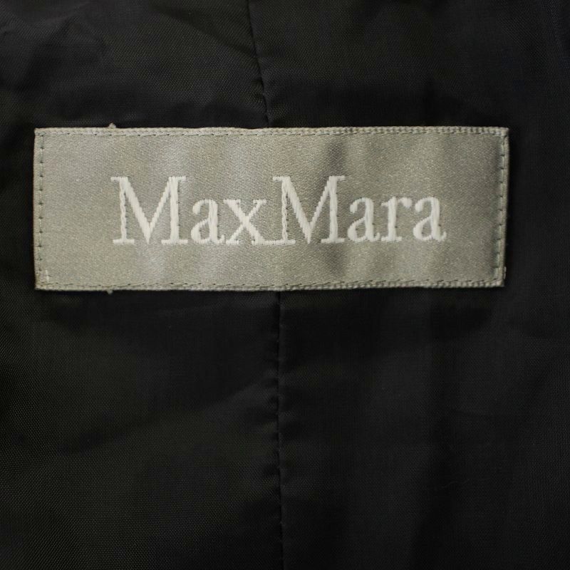 マックスマーラ MAX MARA テーラードジャケット ブレザー 40 黒