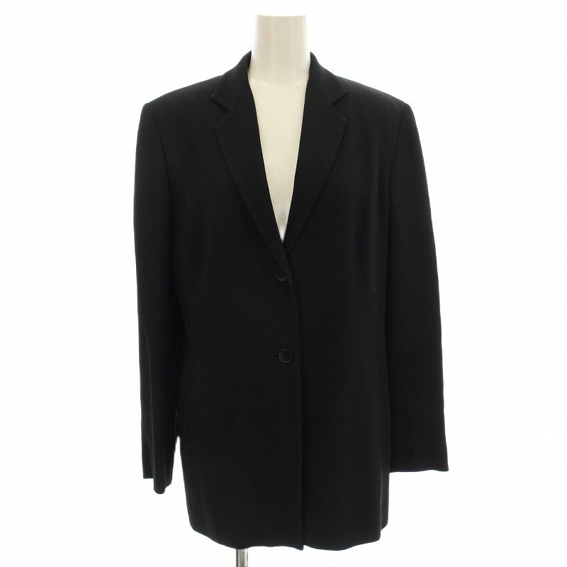 マックスマーラ MAX MARA テーラードジャケット ブレザー 40 黒