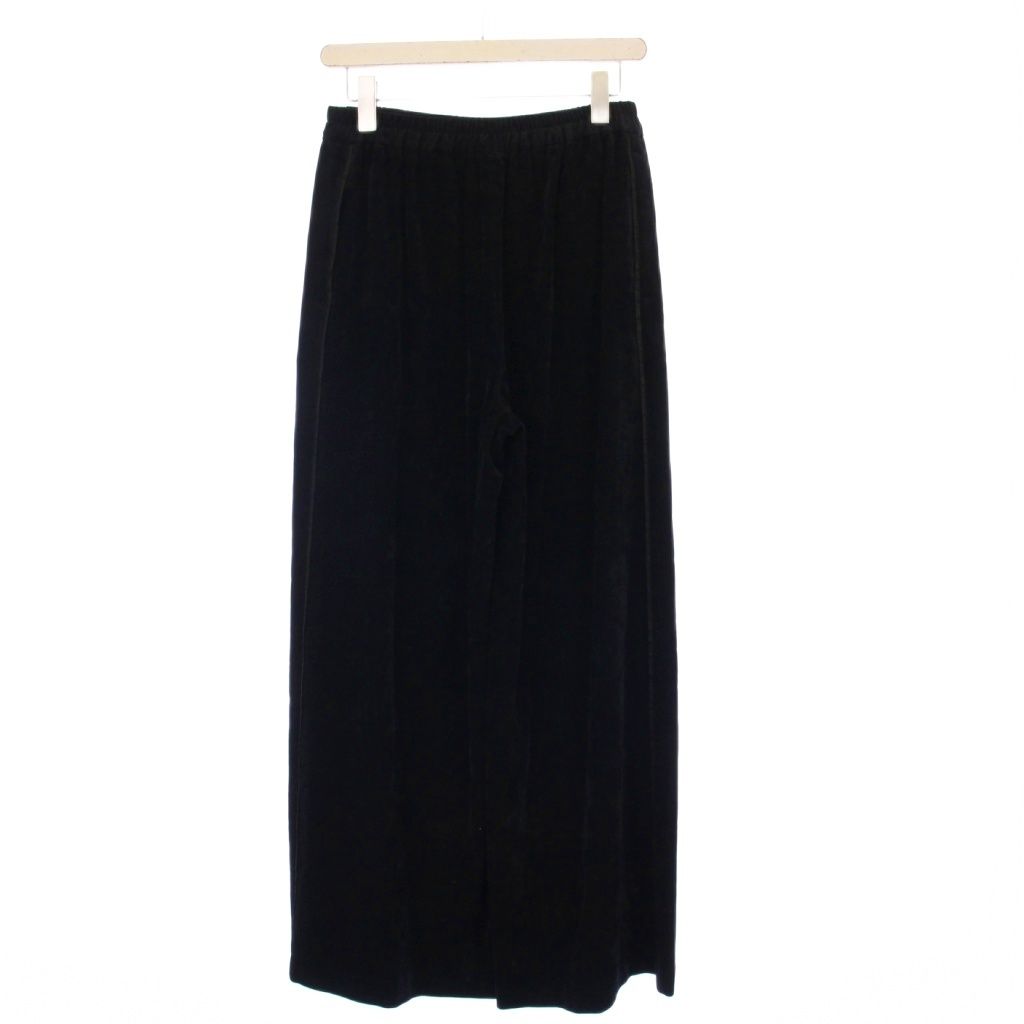 カレンソロジー Curensology ワイドパンツ ベロア イージー F 黒 -00 KH