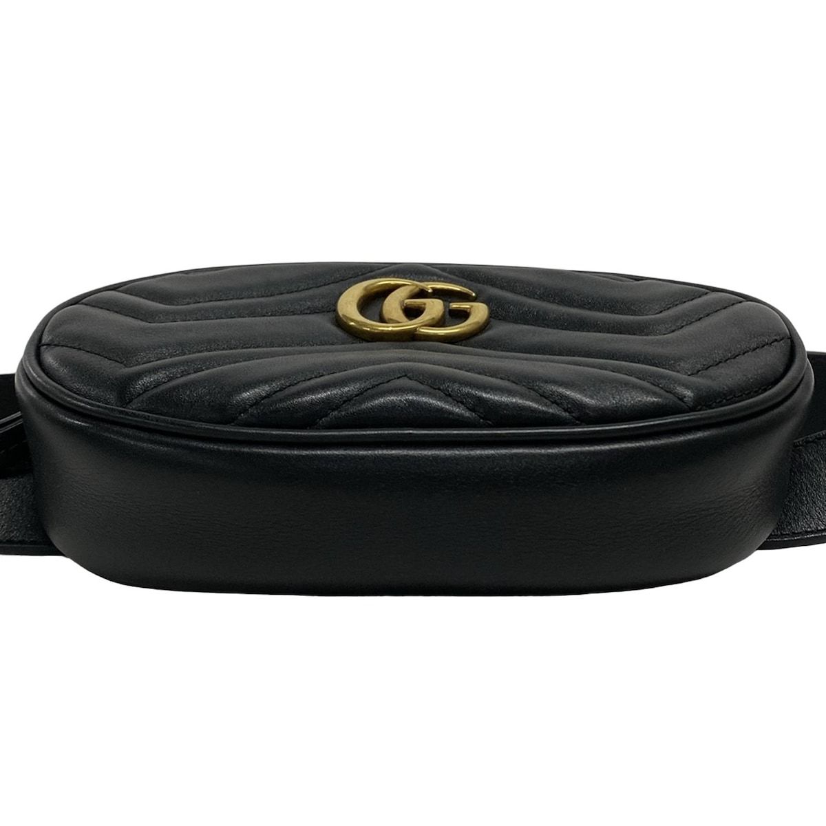 GUCCI(グッチ) ウエストポーチ GGマーモント キルティングレザー