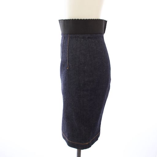 ドルチェ&ガッバーナ ドルガバ DOLCE&GABBANA DENIM スカート ひざ丈