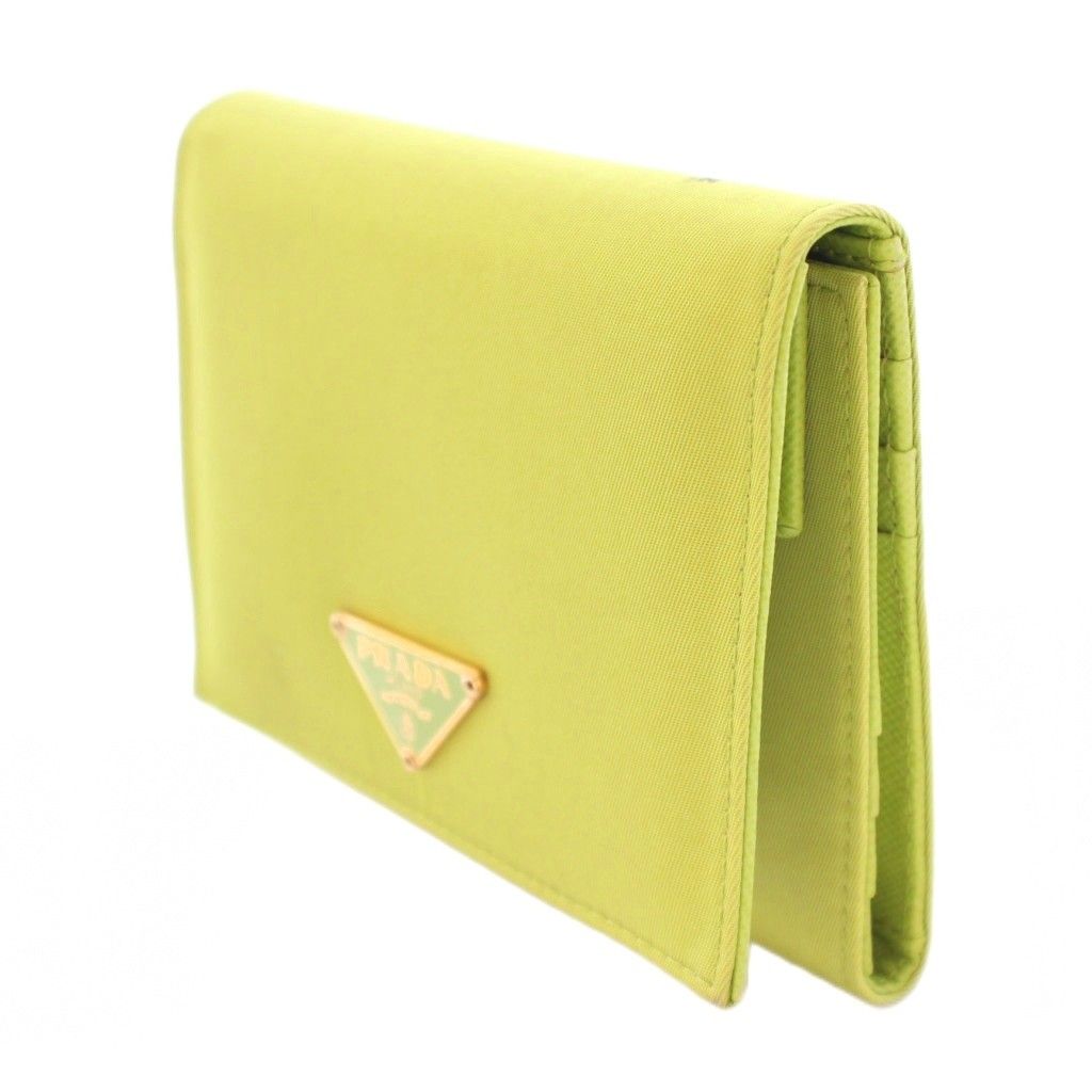 プラダ PRADA 三つ折り財布 コンパクトウォレット スクエア ロゴ ワン