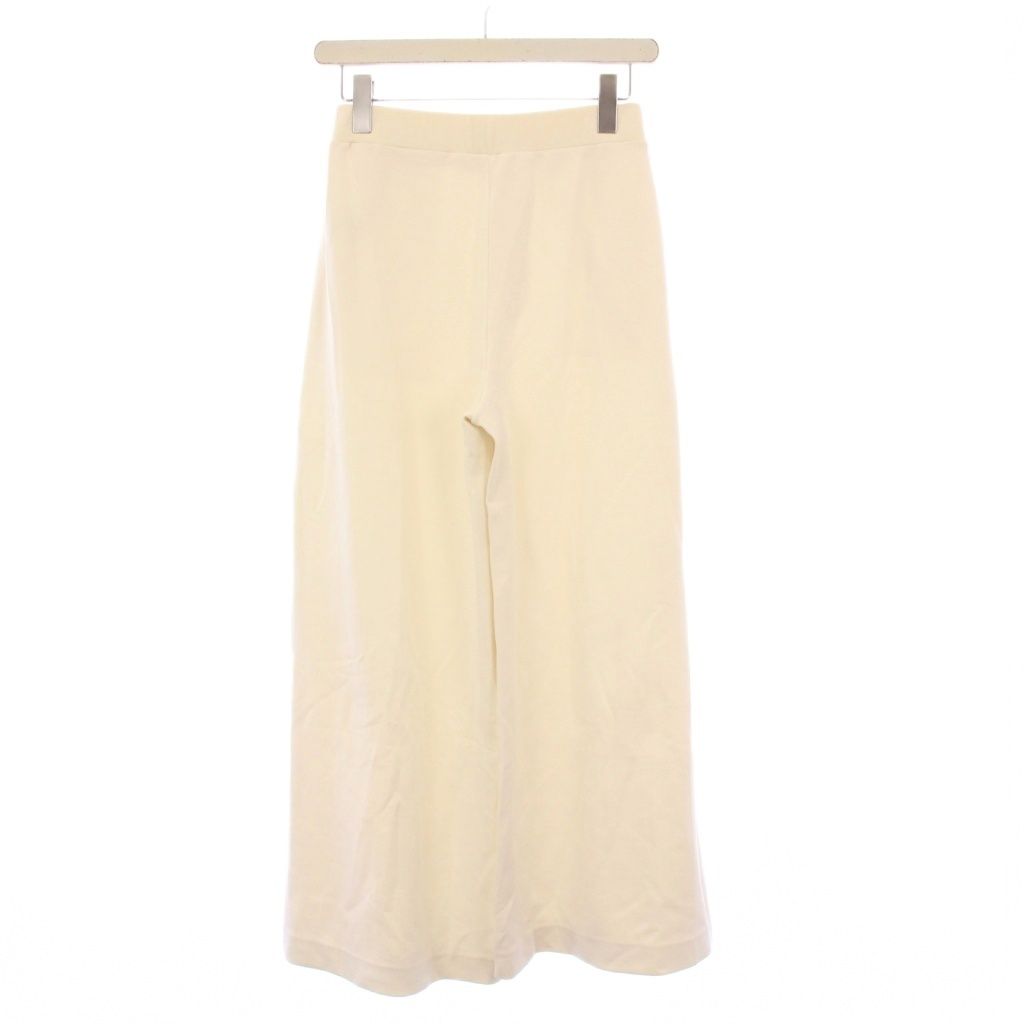 セオリー Theory 25 AW Double KN LT N TAILOR A LINE PO ワイドパンツ イージー P 白 01-5306003-150-901 KH