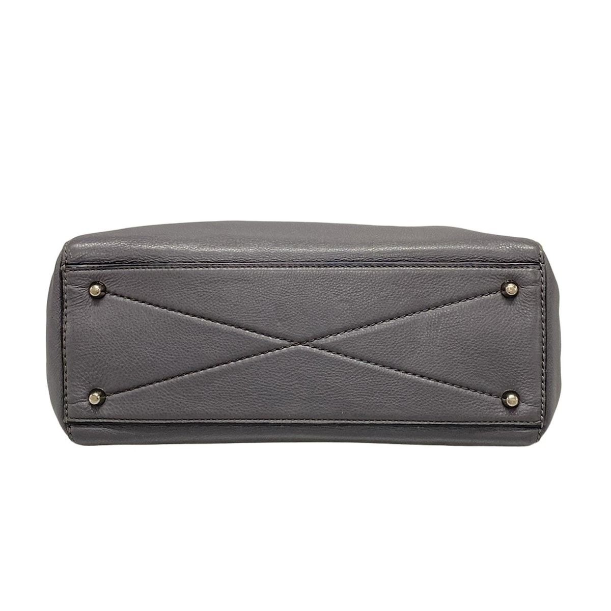 MARC JACOBS(マークジェイコブス) ハンドバッグ ダークグレー レザー