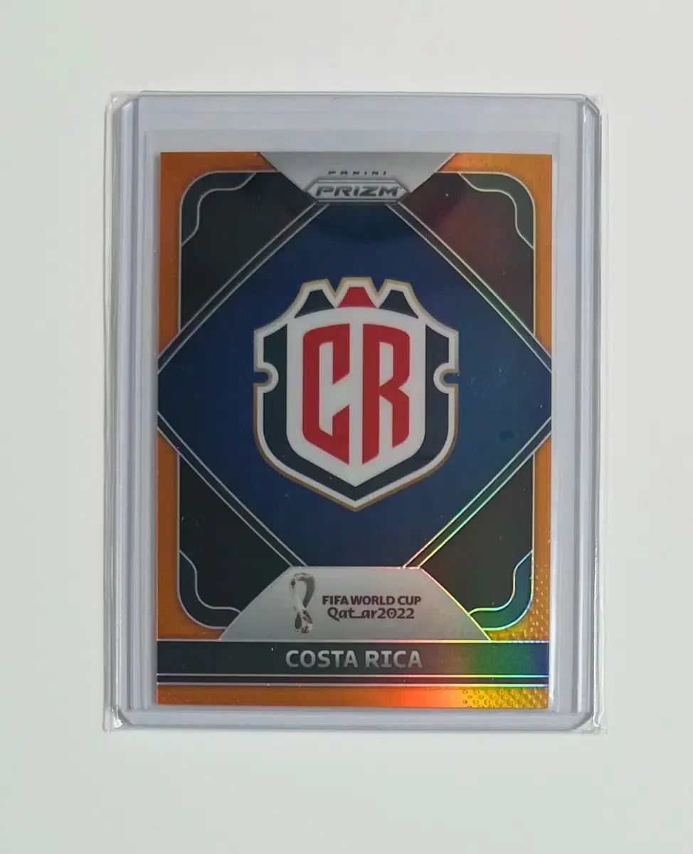 コスタリカ 2025 カタール WORLD CUP Free! プリズム チームバッジ オレンジ 25