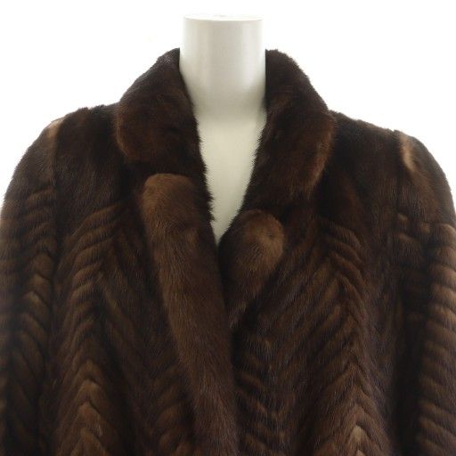 ロティニー ROTINY 毛皮コート ファーコート ミドル丈 ミンク アウター
