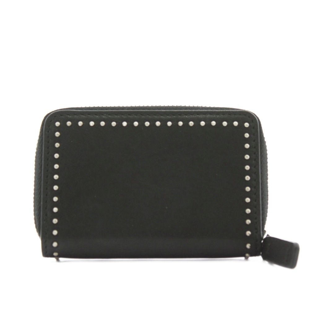 ジミーチュウ JIMMY CHOO 小銭入れ コインケース スタッズ ロゴ レザー