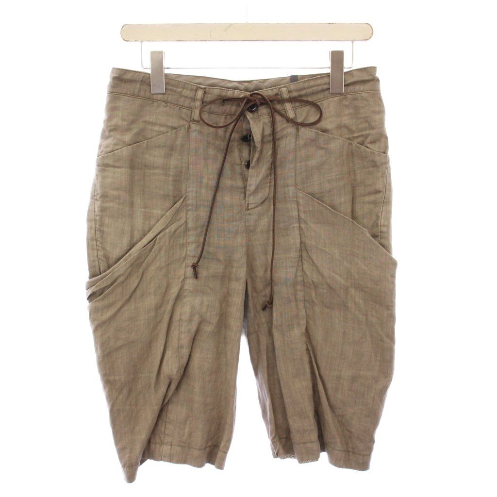 美品　名作　カズユキクマガイ　アタッチメント　リネン　カーゴ　サルエルパンツ カズユキ クマガイ アタッチメント KAZUYUKI KUMAGAI ATTACHMENT