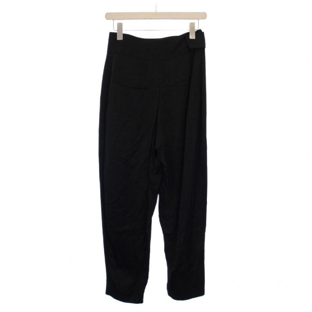 シクラス CYCLAS スラックスパンツ ジップフライ サテン 34 黒 BM