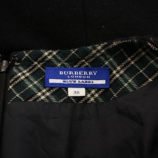 バーバリーブルーレーベル BURBERRY BLUE LABEL フレアワンピース ひざ