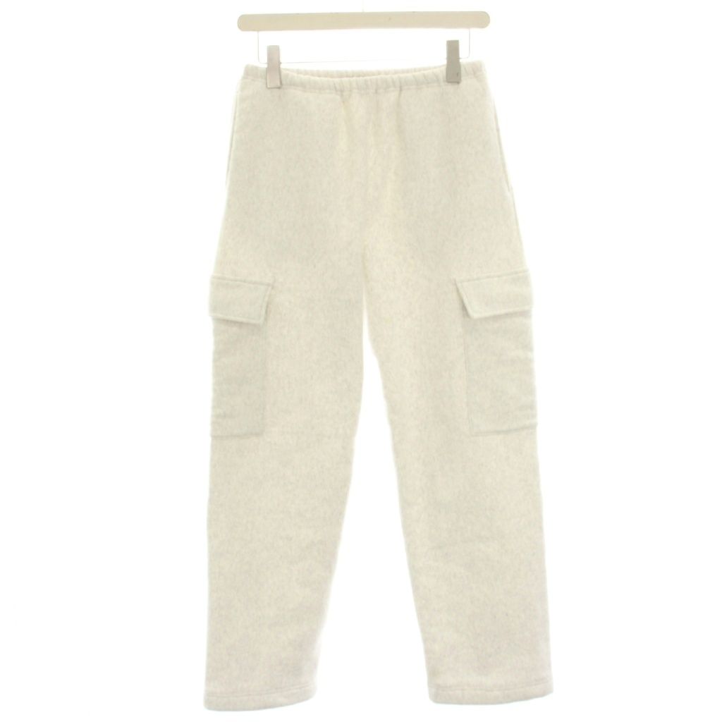 フィーニー PHEENY Athletic fleece cargo pants カーゴパンツ スウェットパンツ イージー 裏起毛 2 白 ホワイト PA 24-CS 04 HN