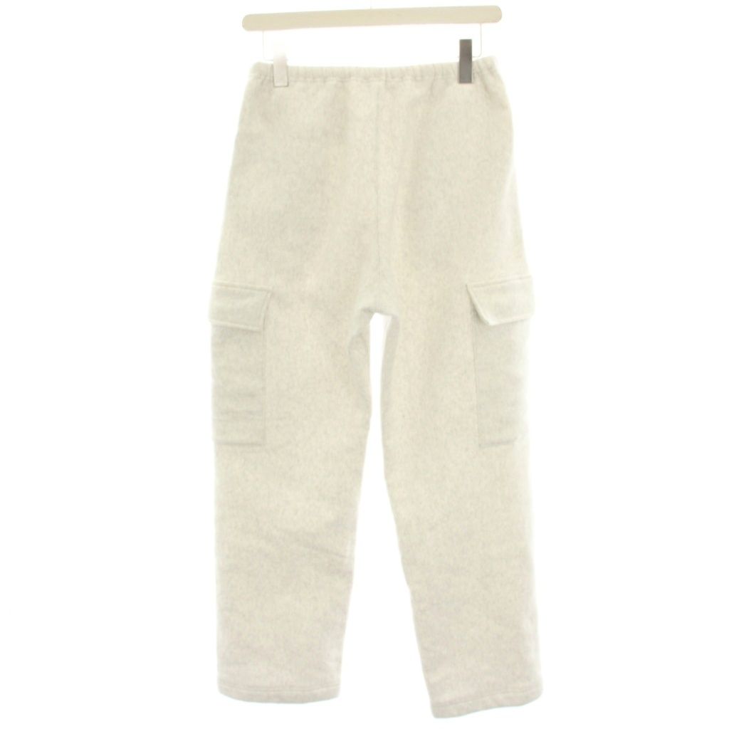 フィーニー PHEENY Athletic fleece cargo pants カーゴパンツ スウェットパンツ イージー 裏起毛 2 白 ホワイト PA 24-CS 04 HN