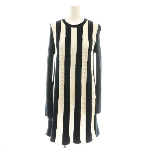 レッド ヴァレンティノ RED VALENTINO レースニットストライプ