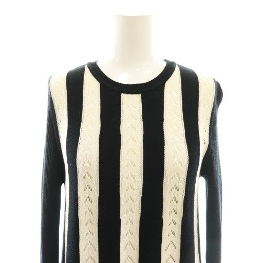 レッド ヴァレンティノ RED VALENTINO レースニットストライプ