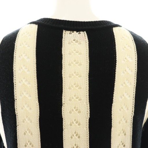 レッド ヴァレンティノ RED VALENTINO レースニットストライプ