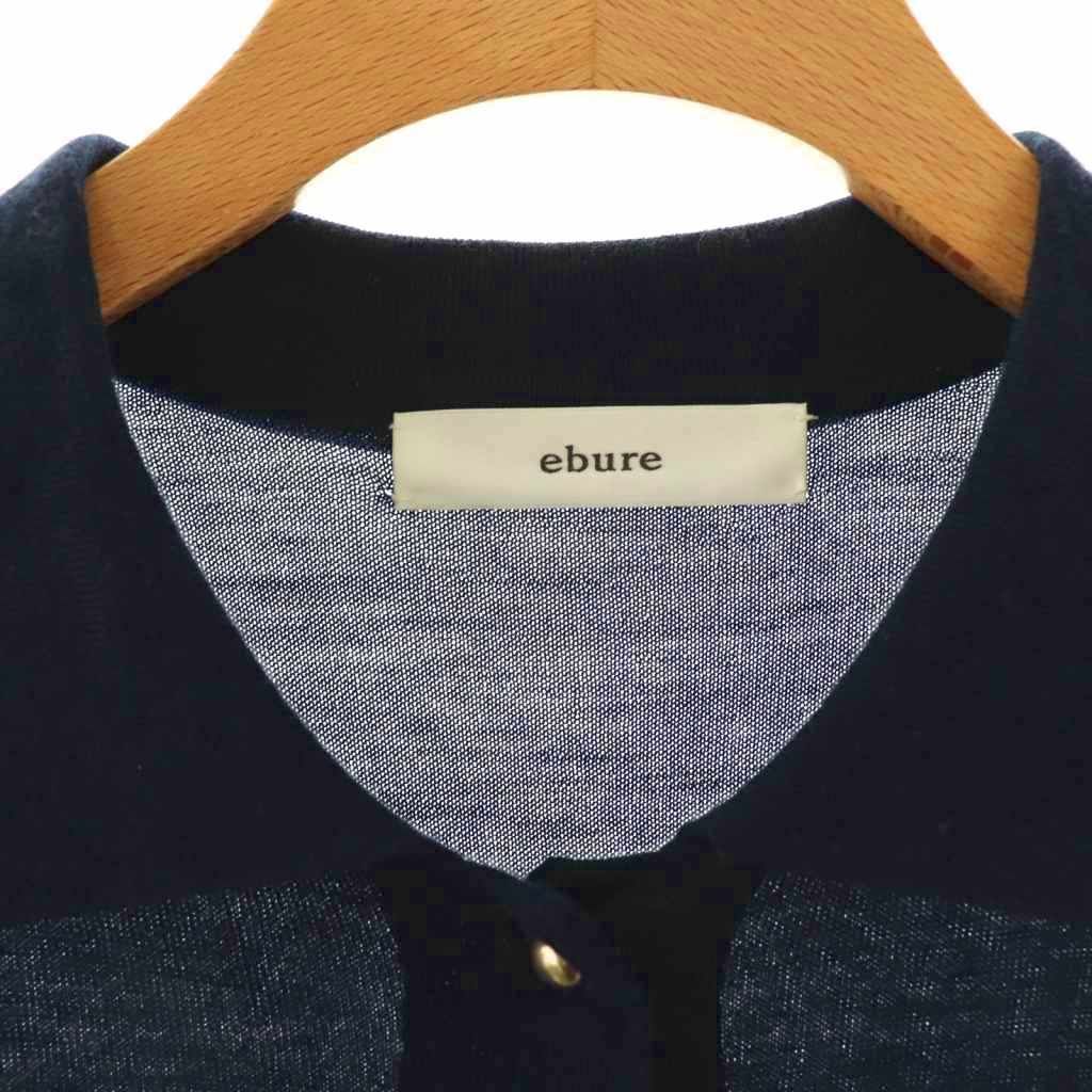 エブール ebure 24AW スーパーファインウール カーディガン ニット