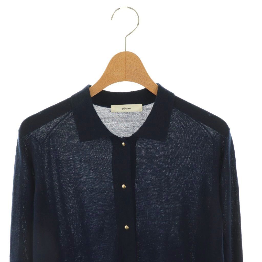 エブール ebure 24AW スーパーファインウール カーディガン ニット