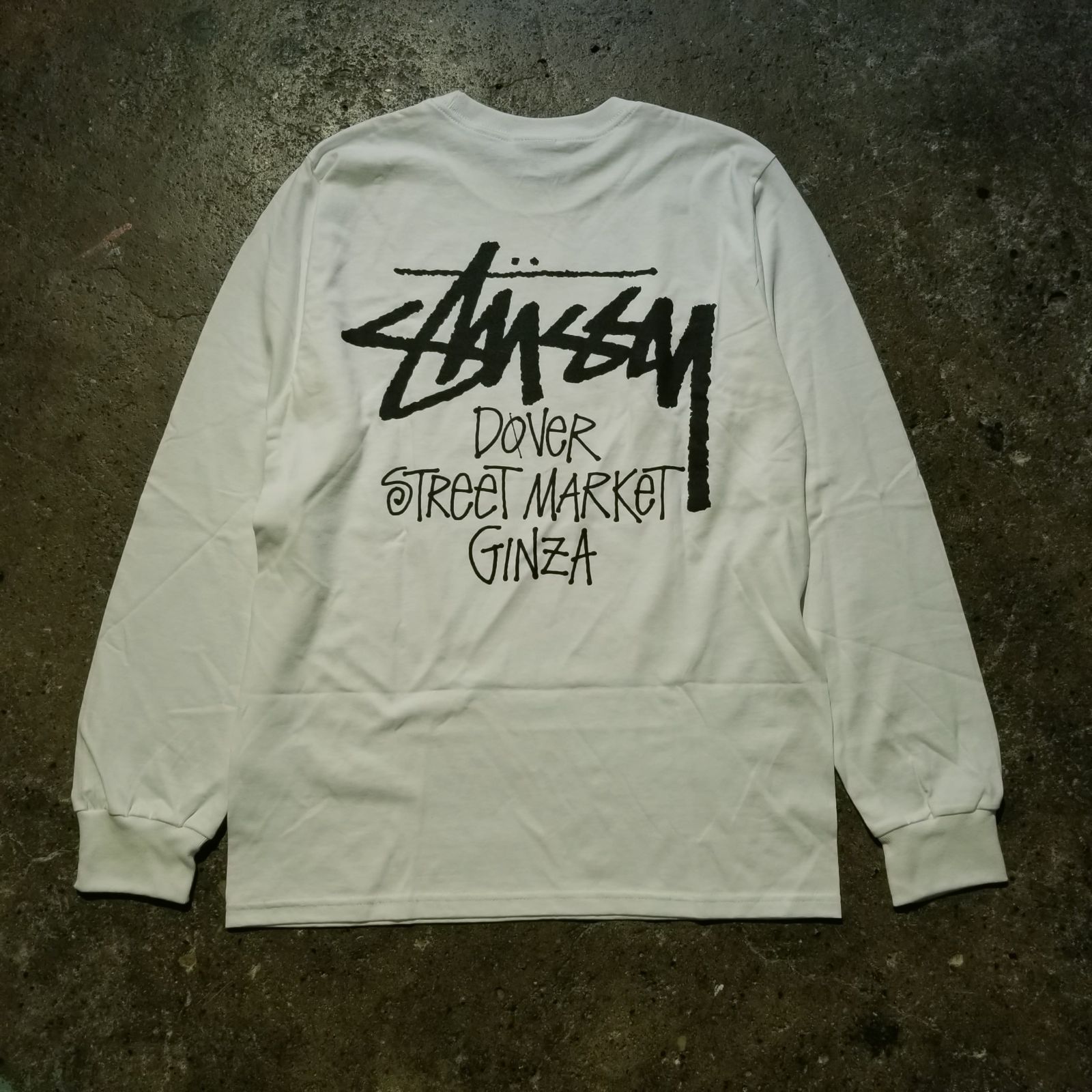 STUSSY STOCK DSM GINZA LS TEE S ステューシー DOVER STREET MARKET