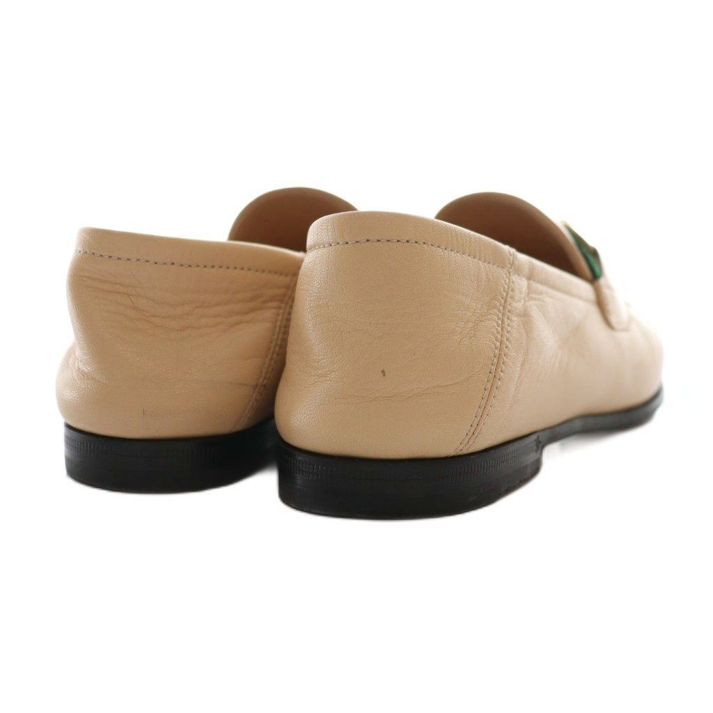 グッチ　GUCCI ホースビット　ローファー　35ハーフ　ベージュ 中古・古着通販】GUCCI (グッチ) GGホースビットローファー ベージュ